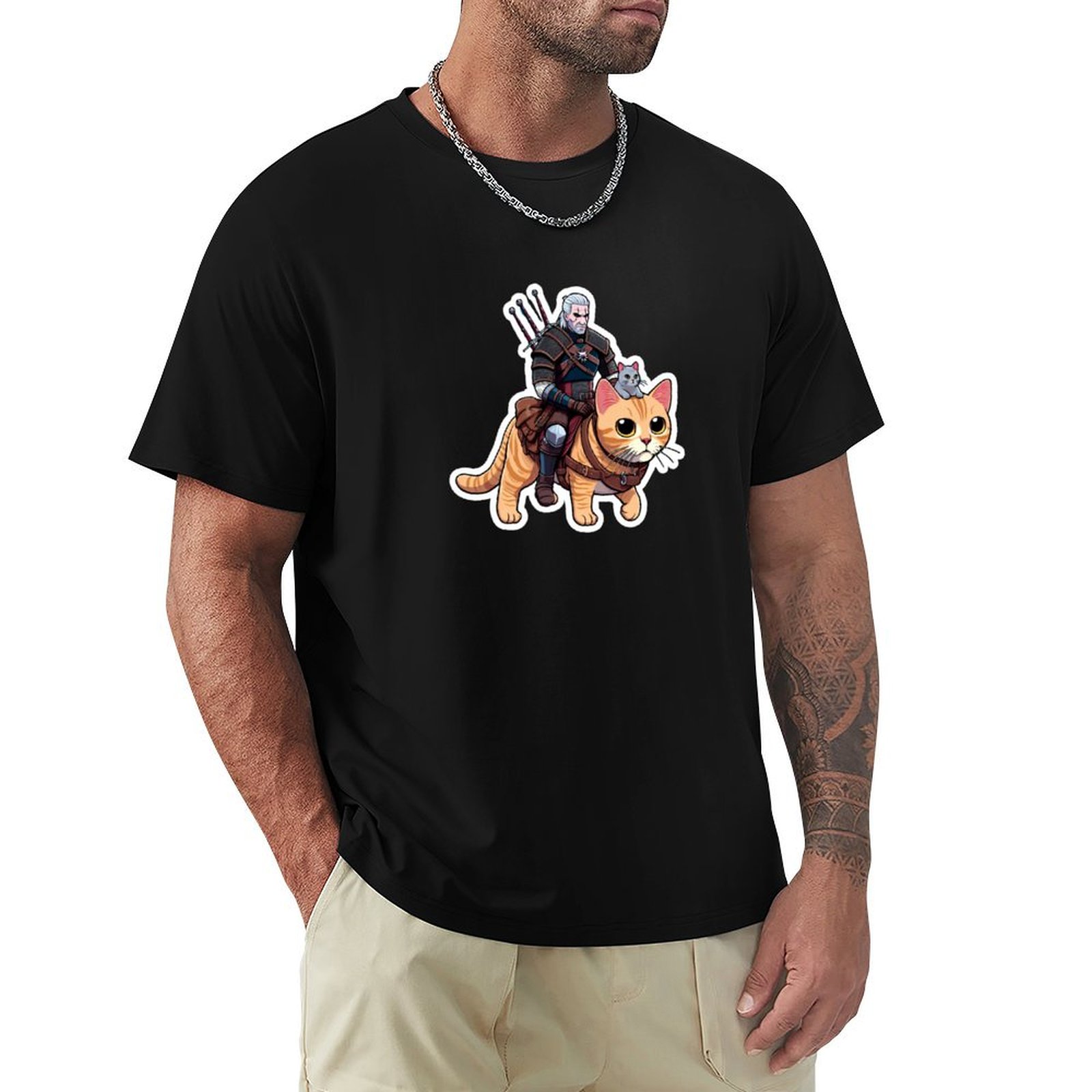 Men'S Grooming Guide - Geralt's Guide to Cat Grooming T-Shirt