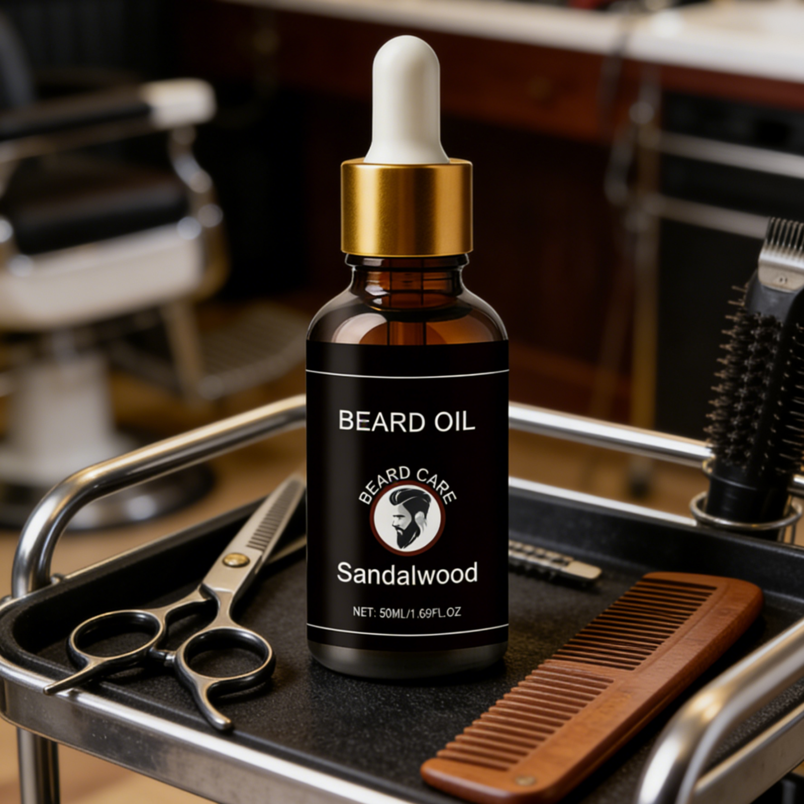 Men'S Grooming Tonic - Men's Sandalwood Beard Oil Adds Shine