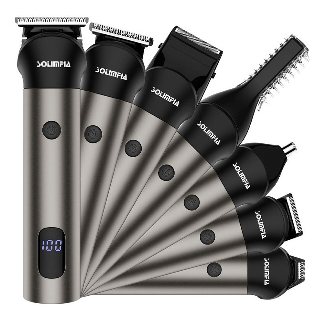 Men'S Grooming Guide - SOLIMPIA 7-in-1 Electric Hair Clipper Trimmer