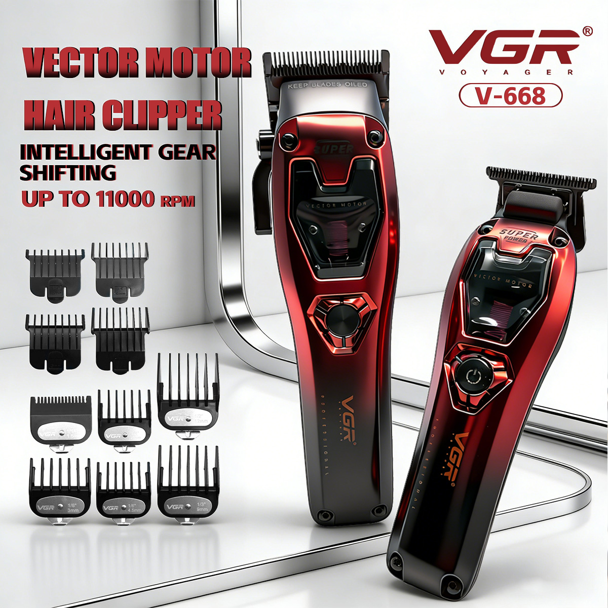 Hair Clipper Professional - VGR Hair Clippers Professional Hair Trimmer