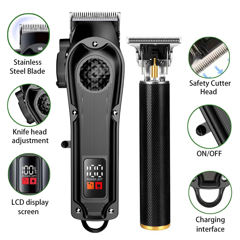 Professional Hair Clippers wit – Men'S Grooming Gift Set recenzja i cena