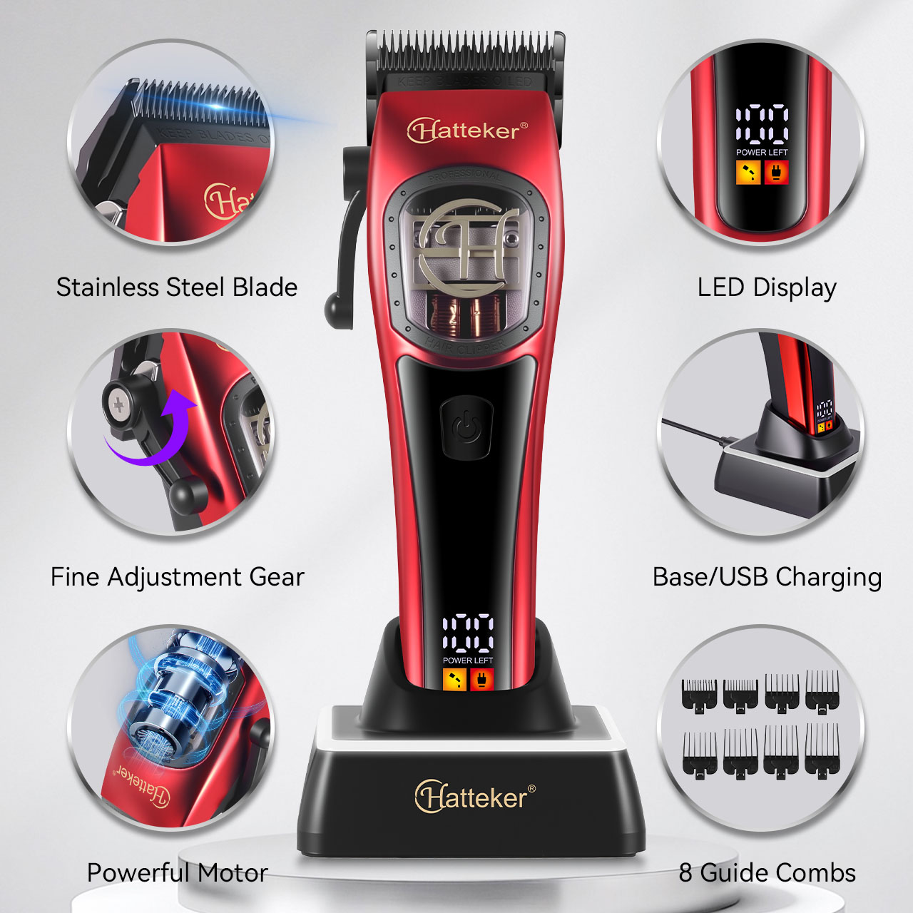 HATTEKER Professional Hair Cli – Hair Clipper Professional recenzja i cena