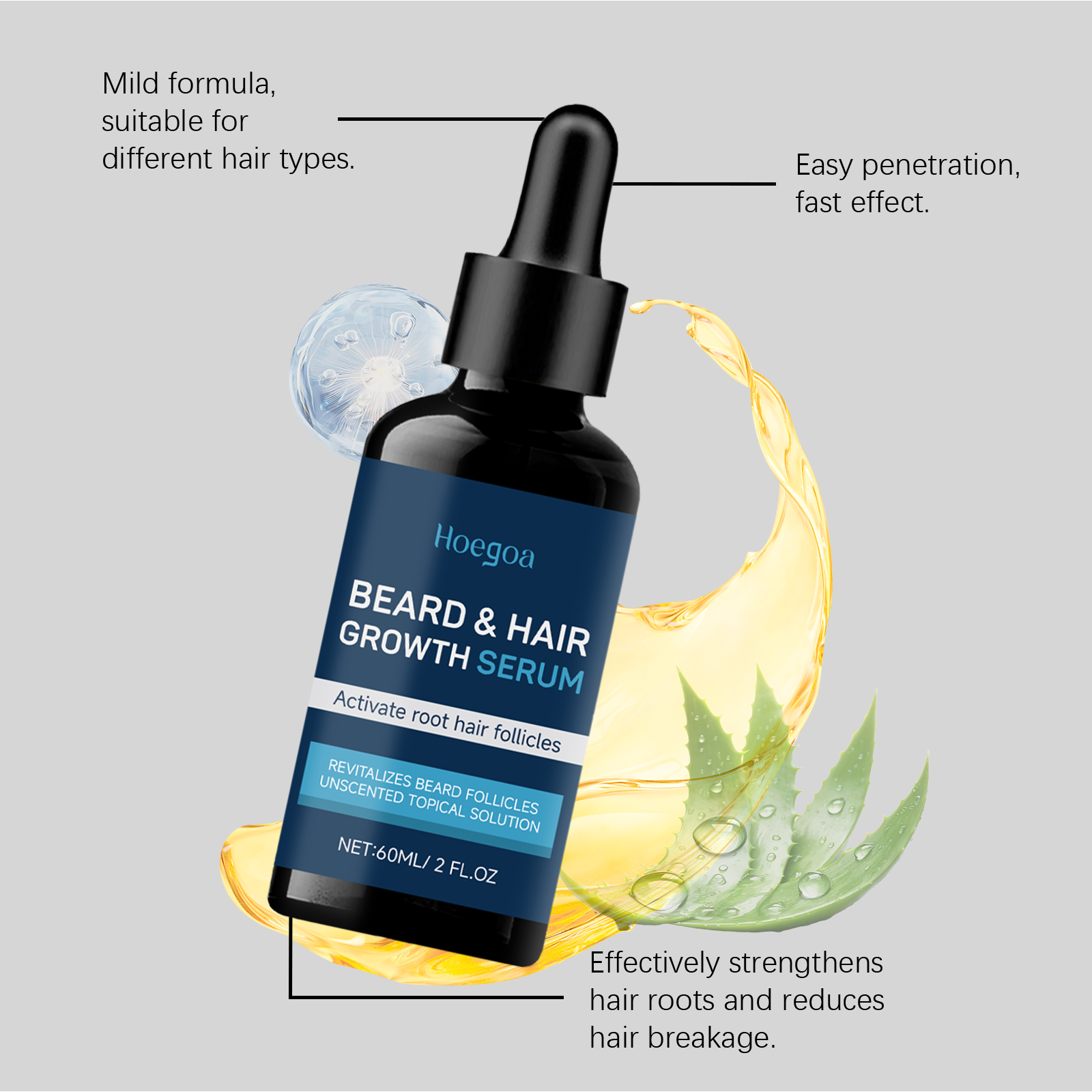 Men Beard Essential Oil Increa – Men'S Grooming Tonic recenzja i cena