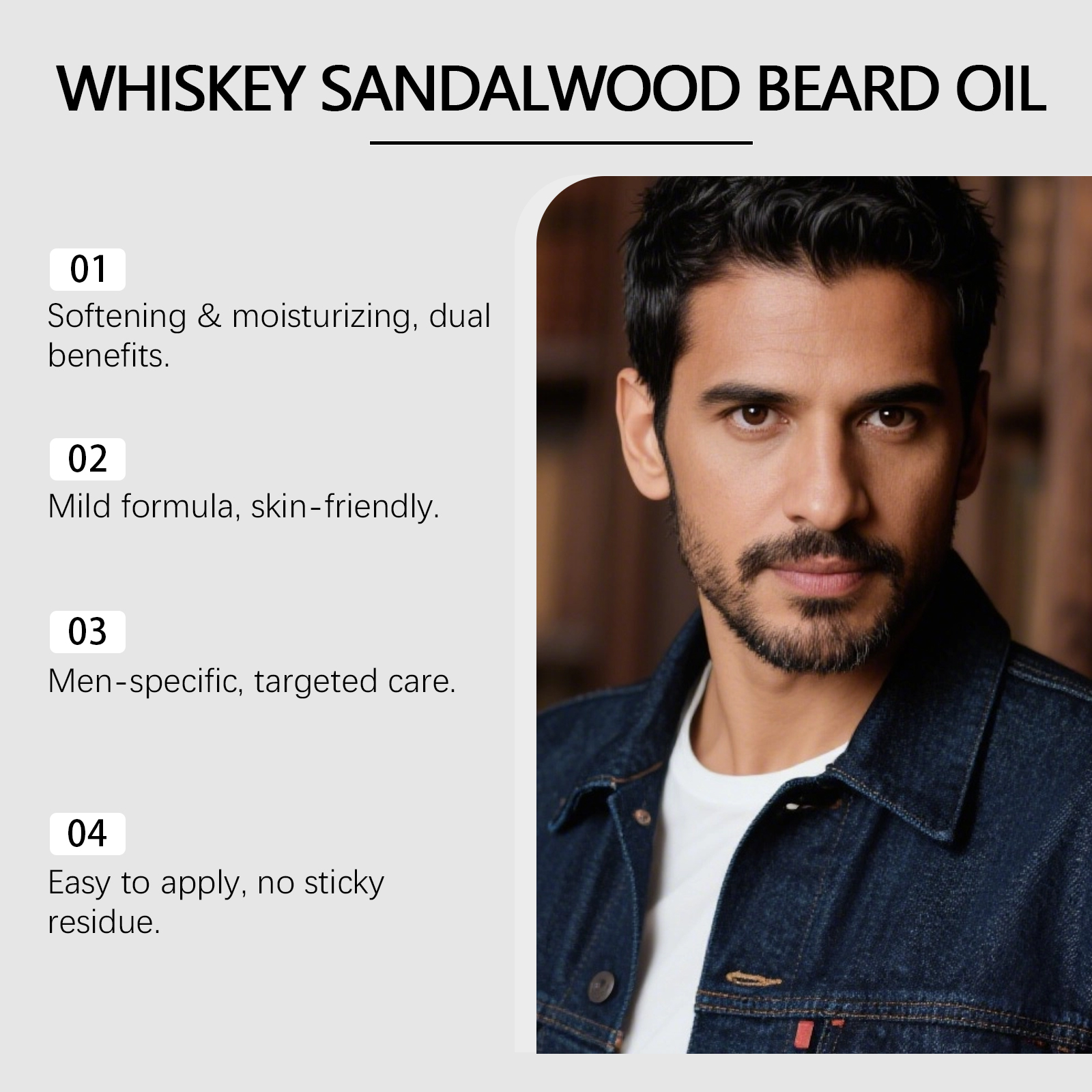 Men's Whiskey Sandalwood Beard – Men'S Grooming Tonic recenzja i cena