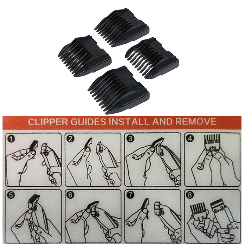 Hair Cutting Guide Comb 4Pcs S – Men'S Grooming Guide recenzja i cena