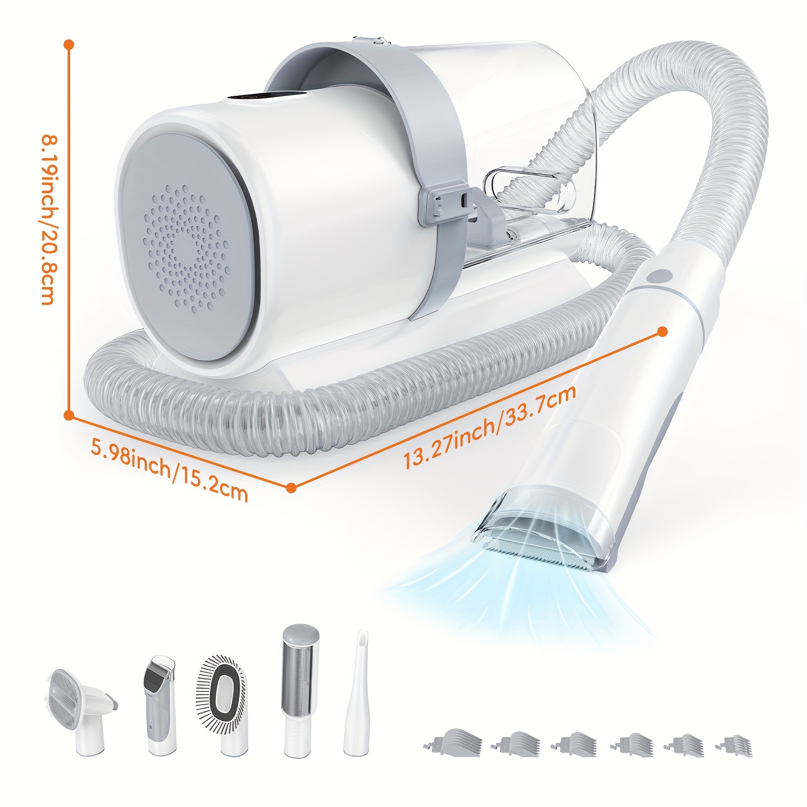Pet Grooming Vacuum Kit 5 in 1 – Hair Clipper Professional recenzja i cena