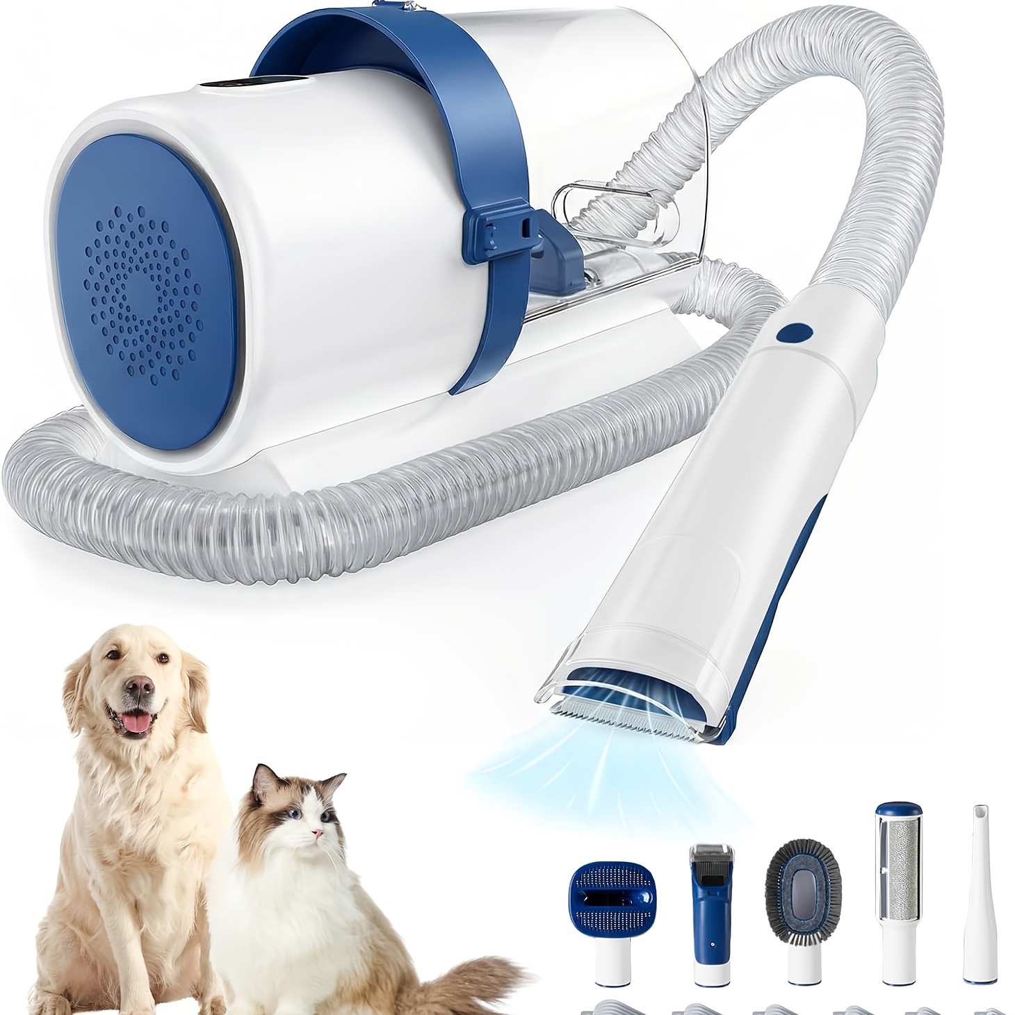 Pet Grooming Vacuum Kit 5 in 1 – Hair Clipper Professional recenzja i cena