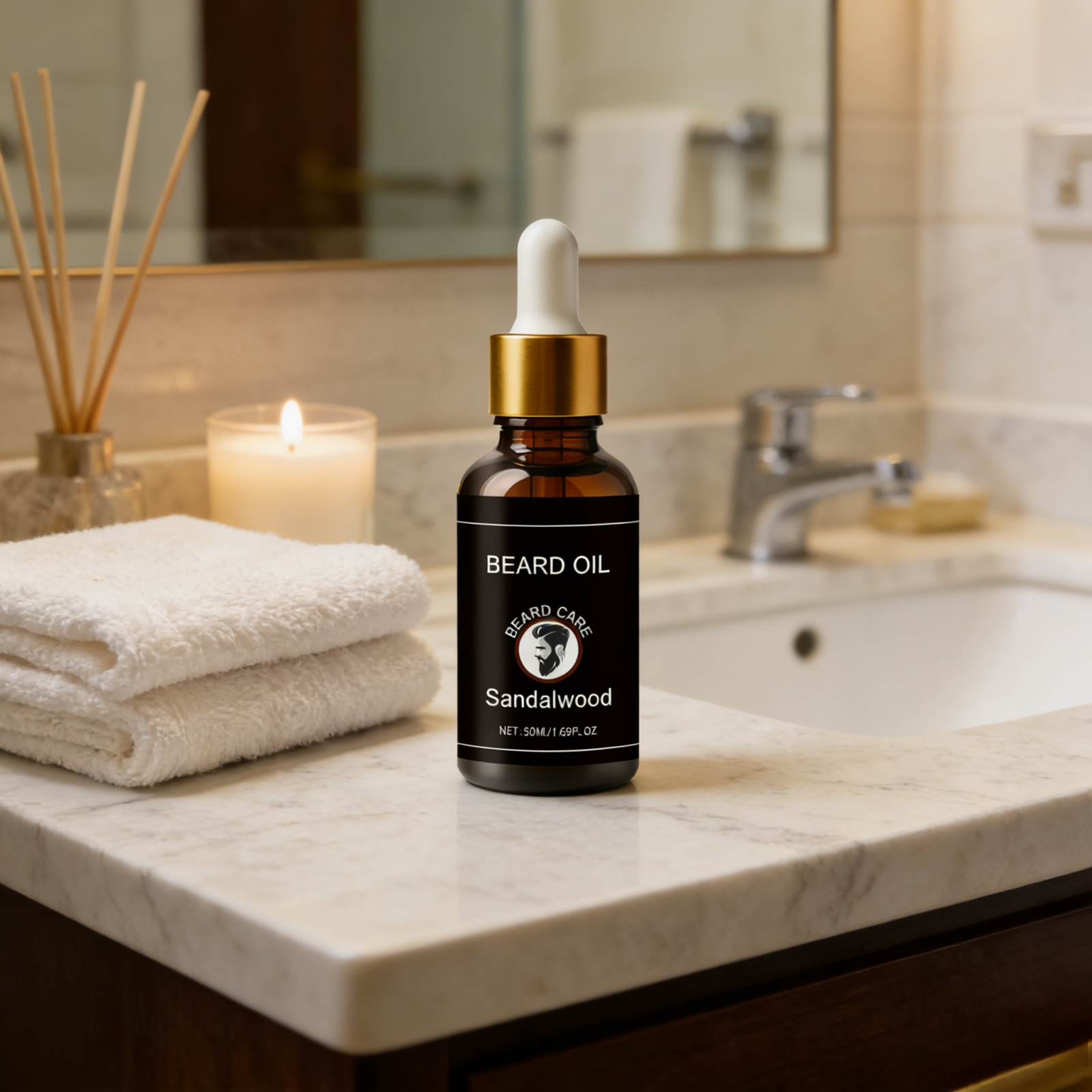Men's Sandalwood Beard Oil Add – Men'S Grooming Tonic recenzja i cena