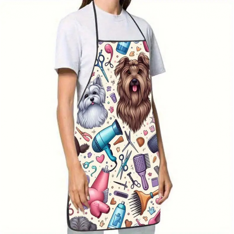 1pc Apron with Dog Grooming To – Men'S Grooming Guide recenzja i cena