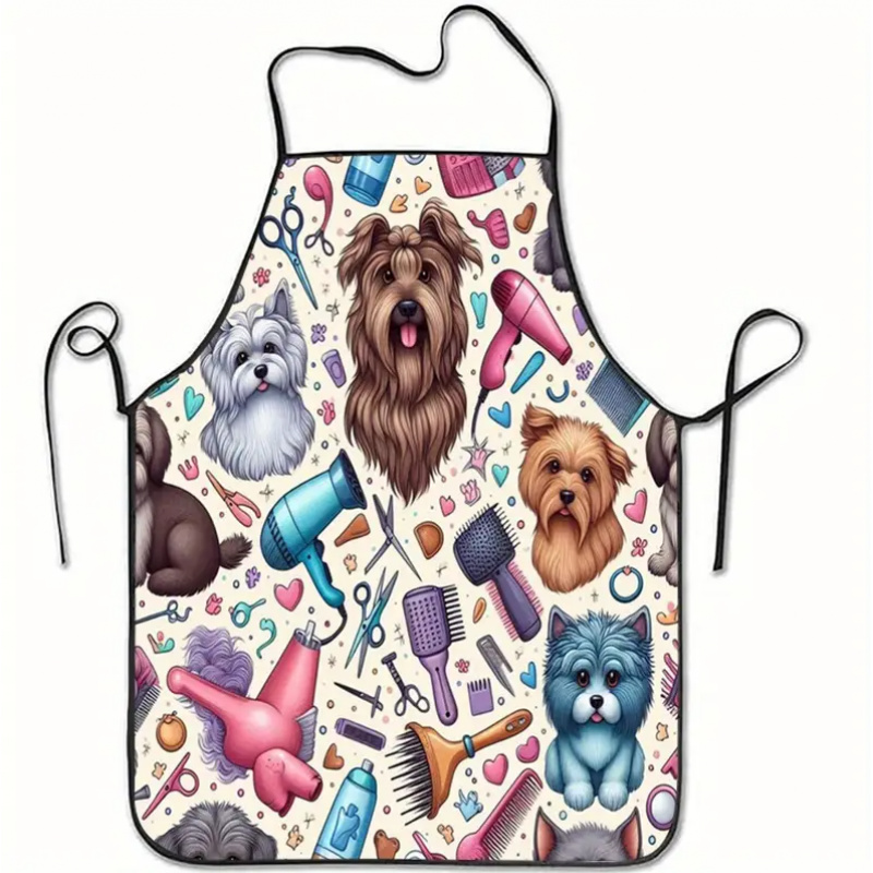 1pc Apron with Dog Grooming To – Men'S Grooming Guide recenzja i cena