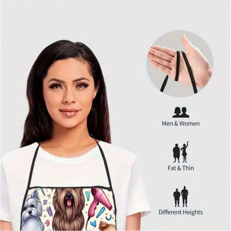 1pc Apron with Dog Grooming To – Men'S Grooming Guide recenzja i cena