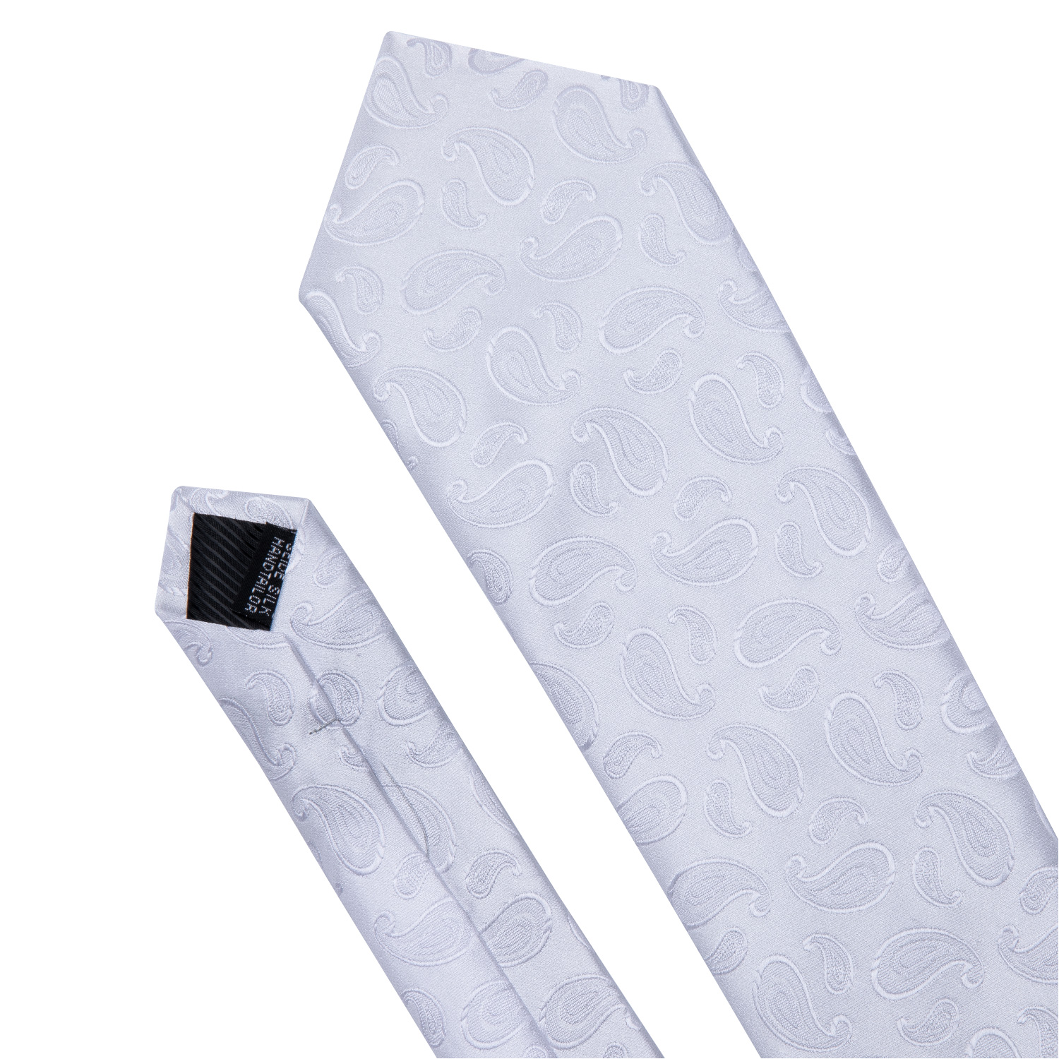 Fashion White Mens Wedding Tie – Men'S Grooming Gift Set recenzja i cena
