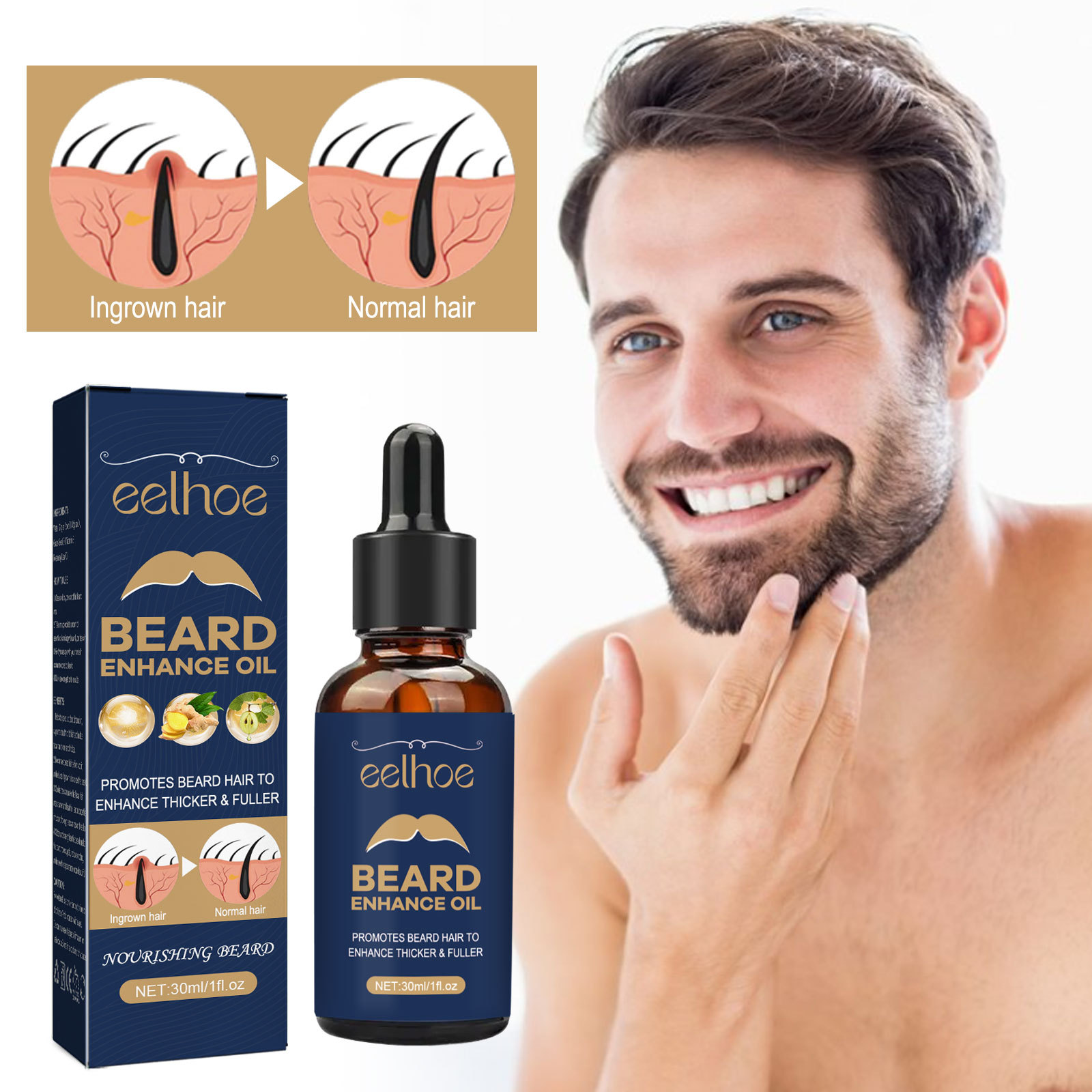 Beard Growth Oil for Men Hair  – Men'S Grooming Tonic recenzja i cena