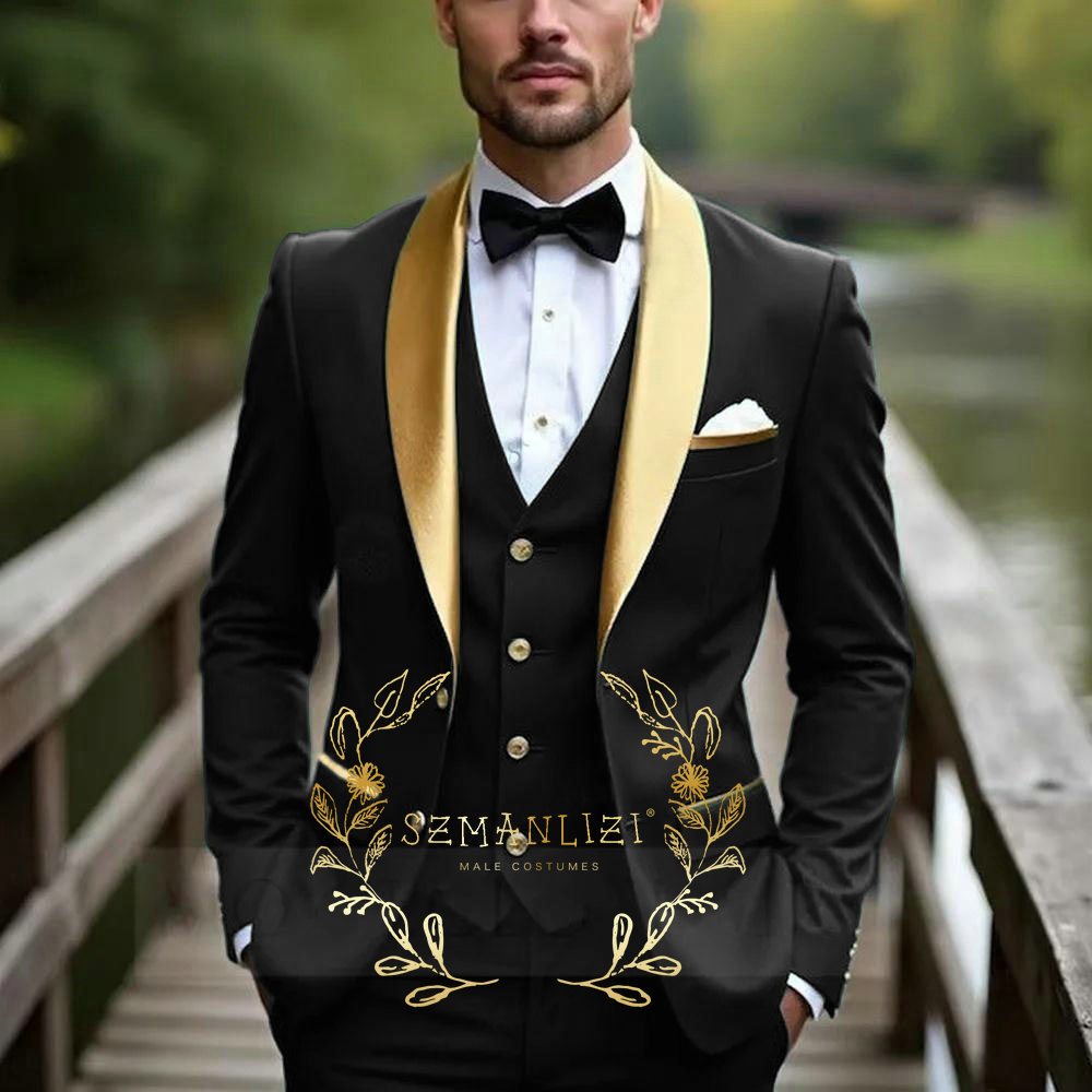 Oil Green Men Suit Business Tu – Men'S Grooming Tonic recenzja i cena