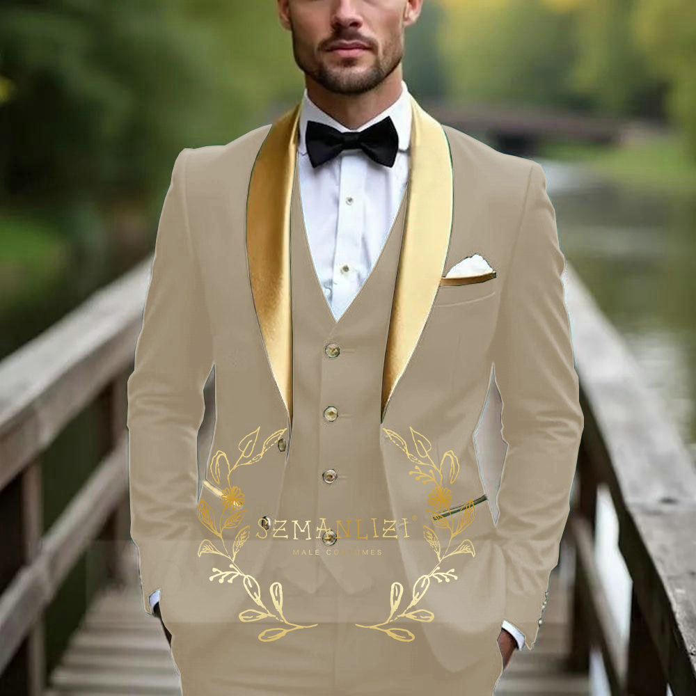 Oil Green Men Suit Business Tu – Men'S Grooming Tonic recenzja i cena