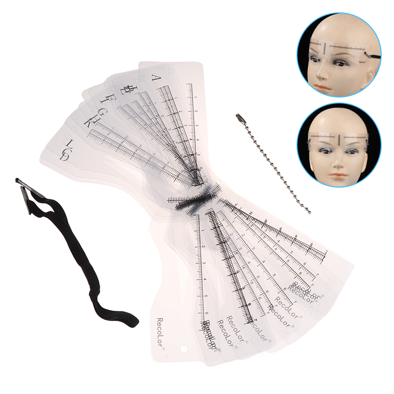 12Pcs Eyebrow Stencil Set Reus – Men'S Grooming Guide recenzja i cena