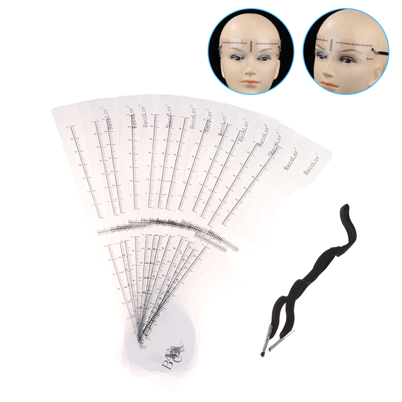 12Pcs Eyebrow Stencil Set Reus – Men'S Grooming Guide recenzja i cena