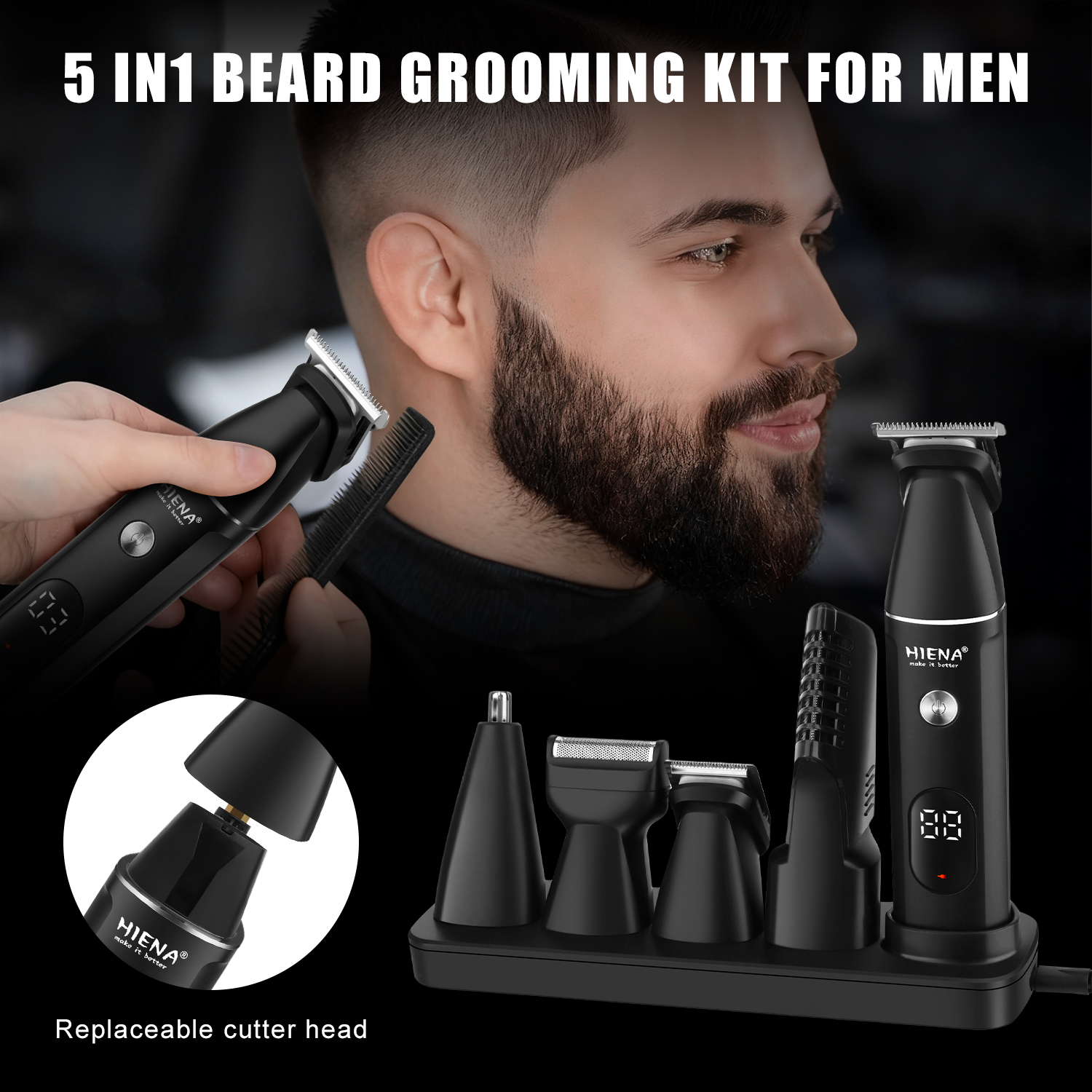 HIENA Professional Multifuncti – Men'S Grooming Guide recenzja i cena