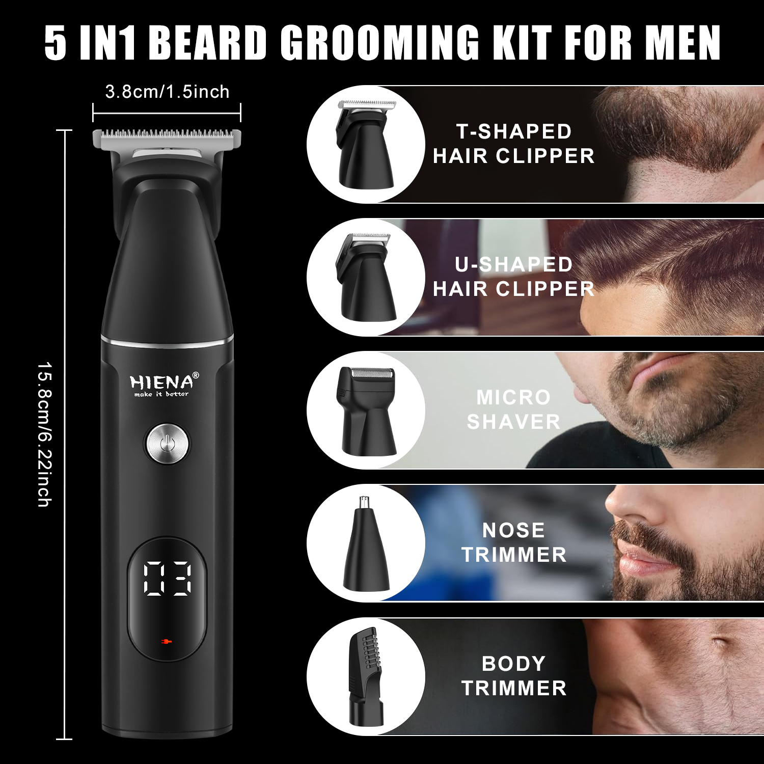 HIENA Professional Multifuncti – Men'S Grooming Guide recenzja i cena