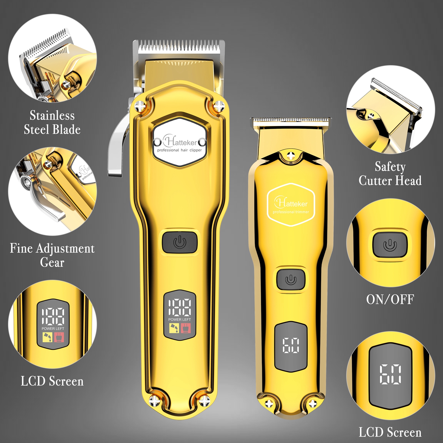 HATTEKER Professional Cordless – Hair Clipper Professional recenzja i cena
