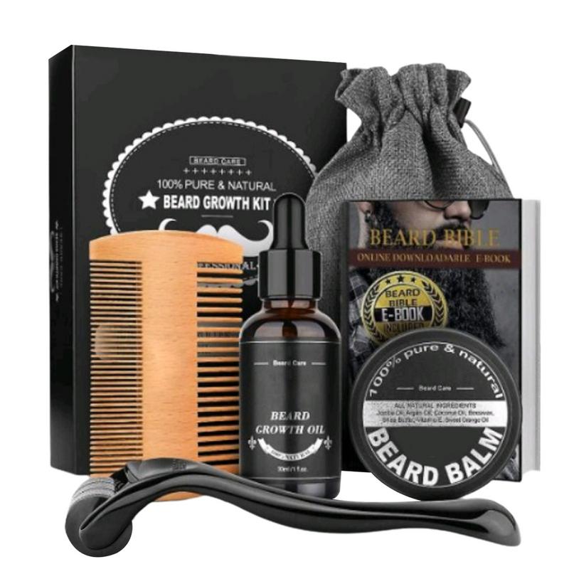 5pcs Men Beard Barba Grooming  – Men'S Grooming Tonic recenzja i cena