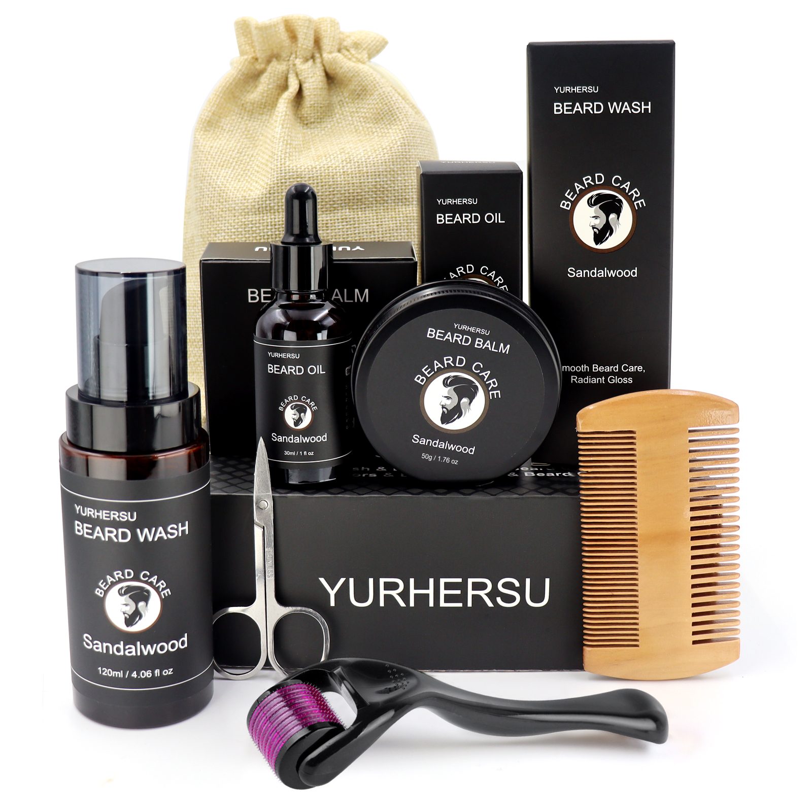 7Pcs Beard Care Kit for Men, G – Men'S Grooming Gift Set recenzja i cena