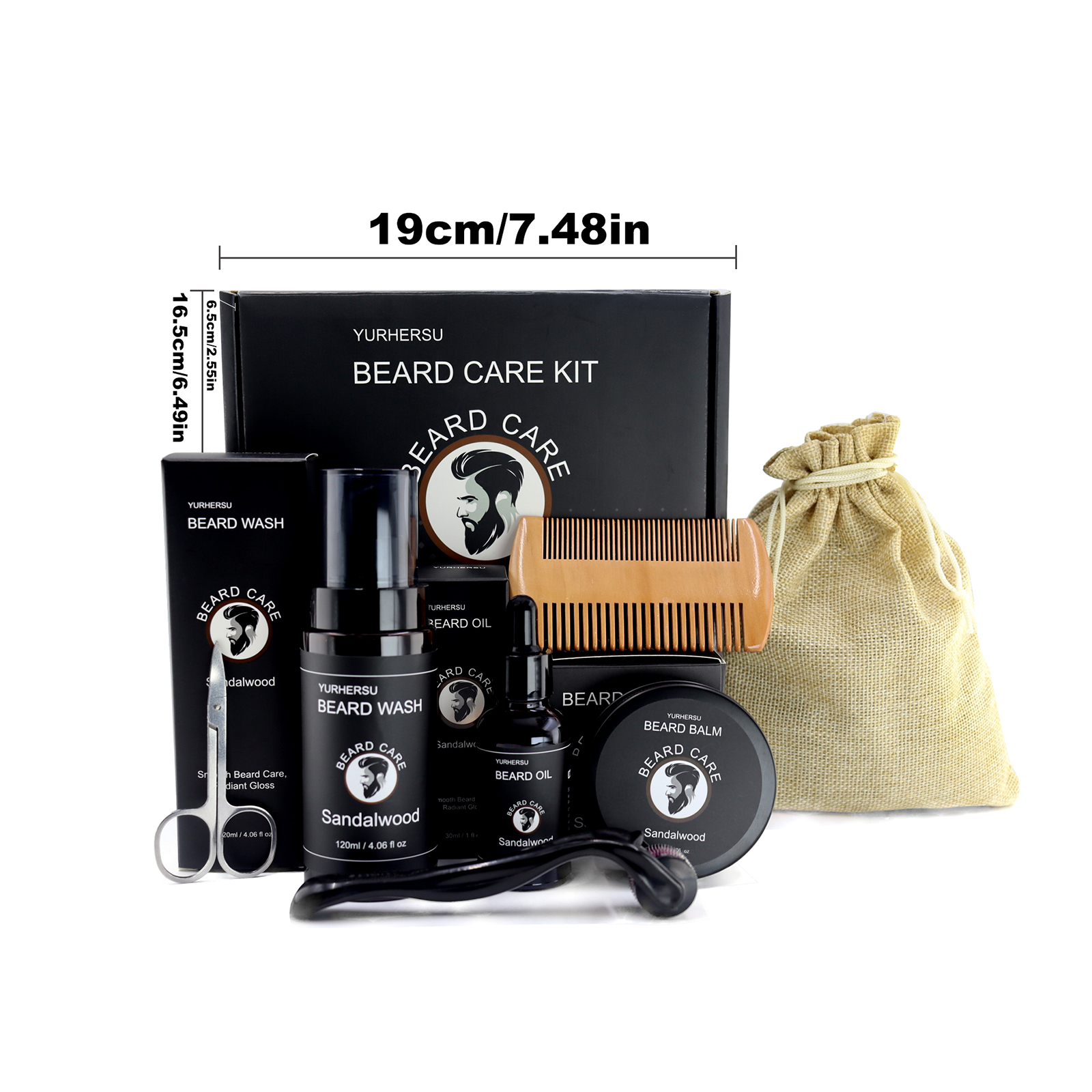 7Pcs Beard Care Kit for Men, G – Men'S Grooming Gift Set recenzja i cena