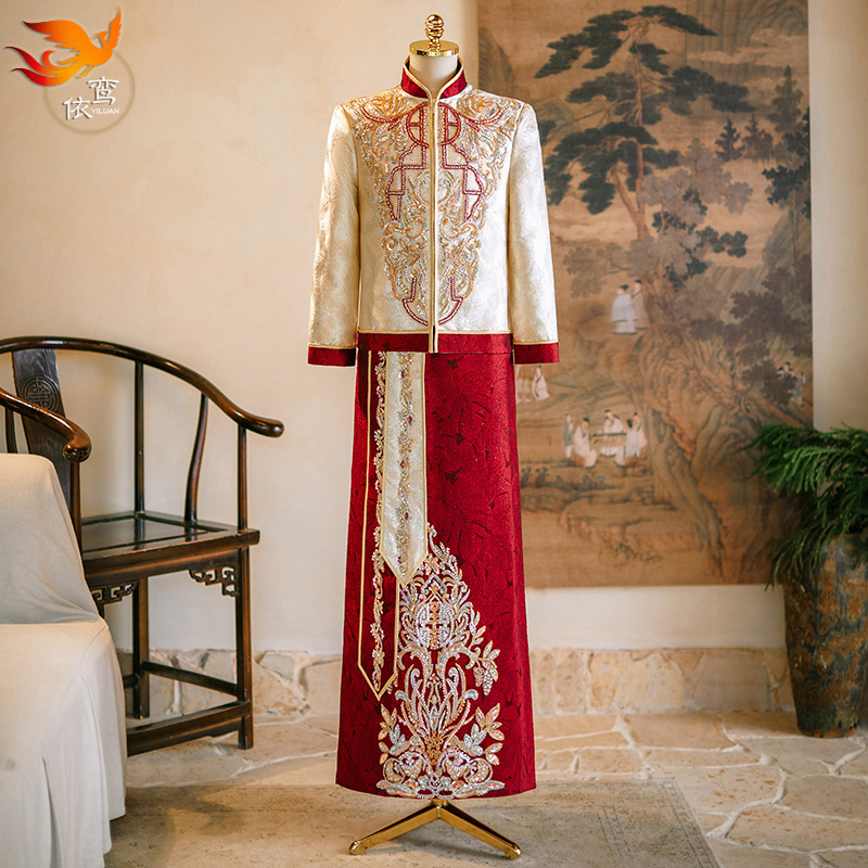 Chinese Style Wedding Clothes  – Men'S Grooming Services recenzja i cena