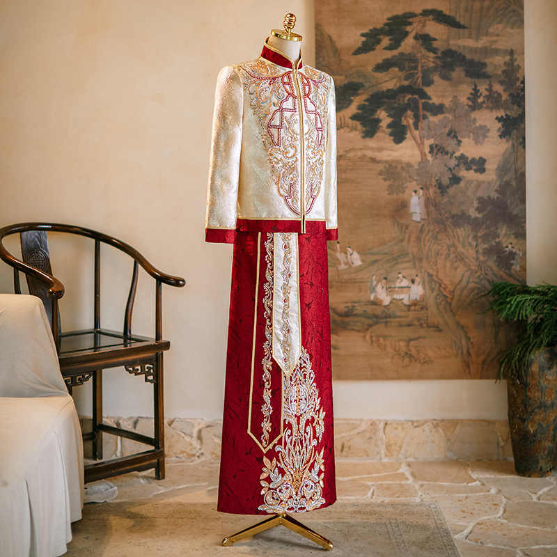 Chinese Style Wedding Clothes  – Men'S Grooming Services recenzja i cena